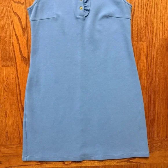 Jean-Pierre Klifa Wellington Sleeveless Dress in Hudson Blue size L - Picture 6 of 14